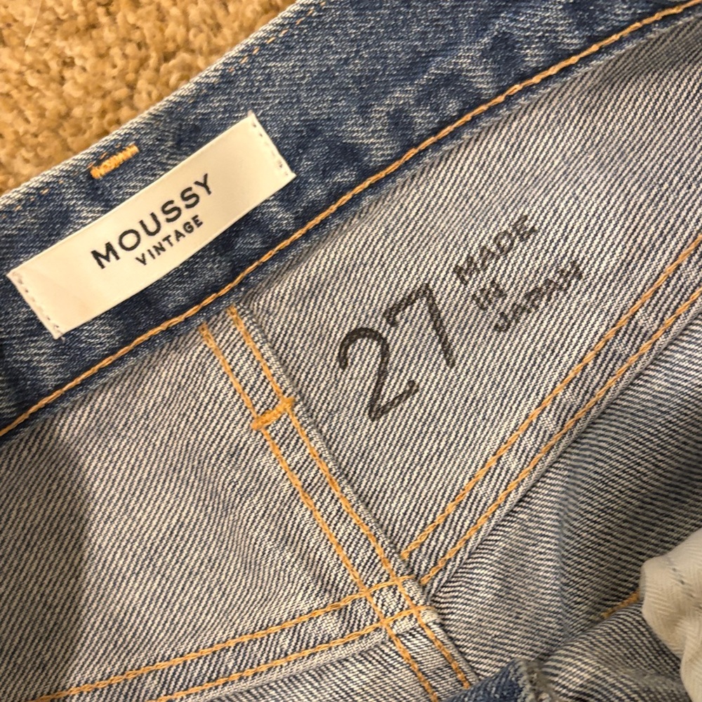 Moussy Blue Straight Leg Jeans - Picture 7 of 9